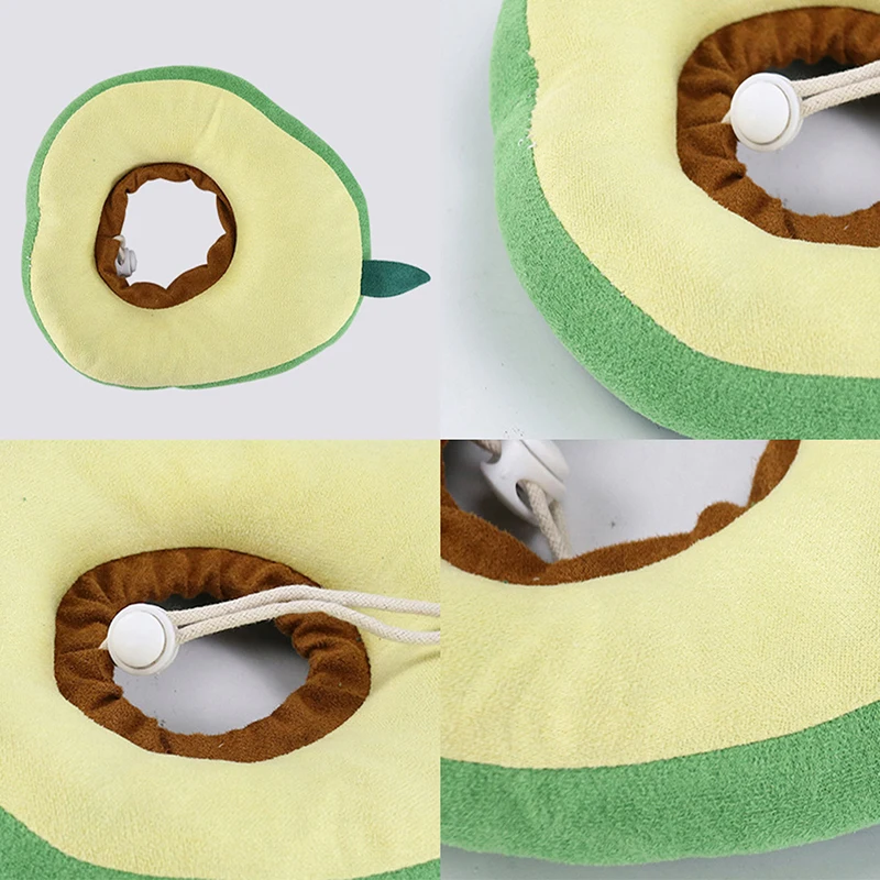 Регулируемый защитный ошейник для шеи в форме хлеба кошек и Элизабет | Дом сад