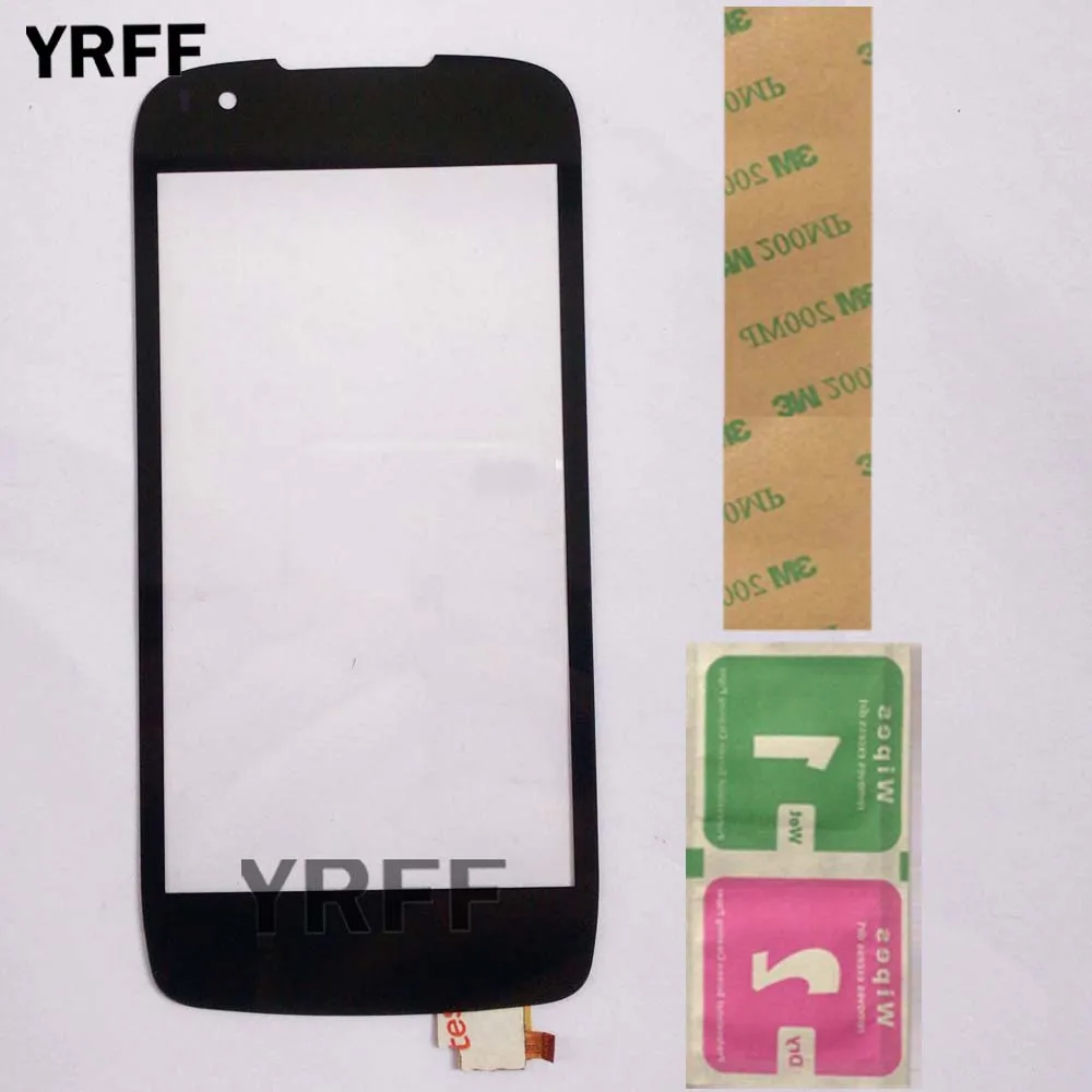 

4.5'' Touch Screen For Fly IQ4405 Evo Chic 1 IQ 4405 Touch Screen Panel Digitizer Front Glass Sensor Mobile Phone 3M Glue Wipes