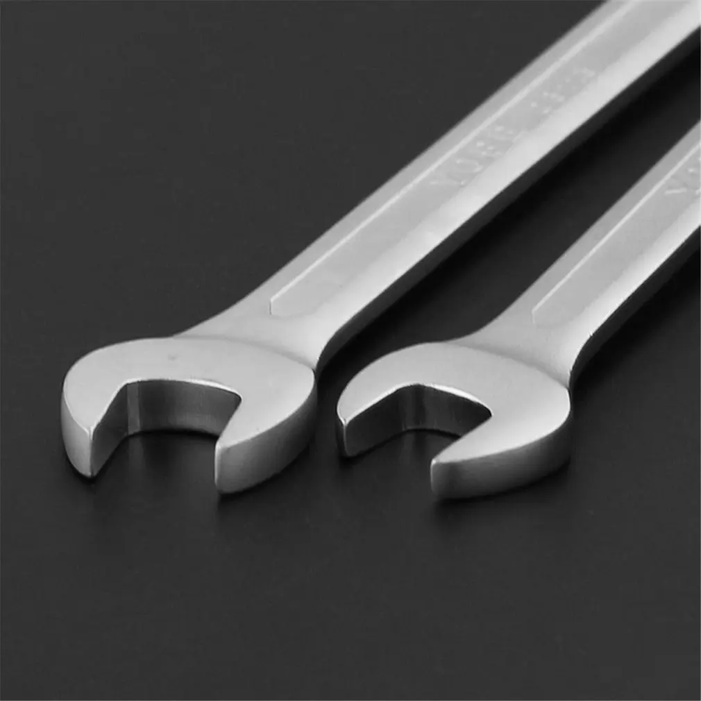 Flexible 19mm-32mm Double Head Ratchet Spanner Combination Wrench Set Of Keys Skate Tool Gear Ring Repairing |