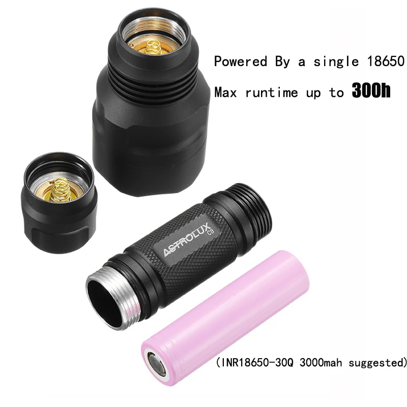 Astrolux C8 XP-L HI 1300 люмен 7/4 режима A6 драйвер тактический EDC светодиодный
