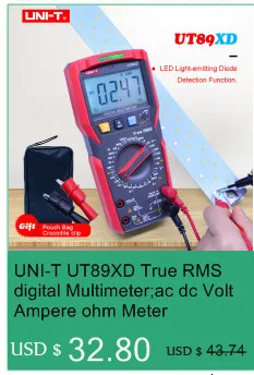 UNI-T UT343D Толщиномер цифровой измеритель покрытия измеритель толщины краски для автомобилей Тестер FE/NFE измерение с USB функцией передачи данных