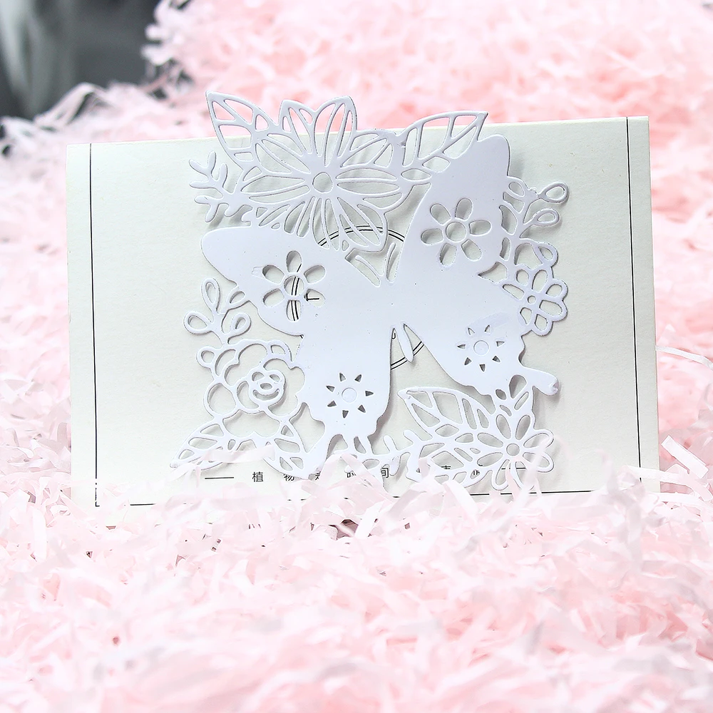 Новинка 2019 потрясающие металлические Вырубные штампы в виде бабочки для