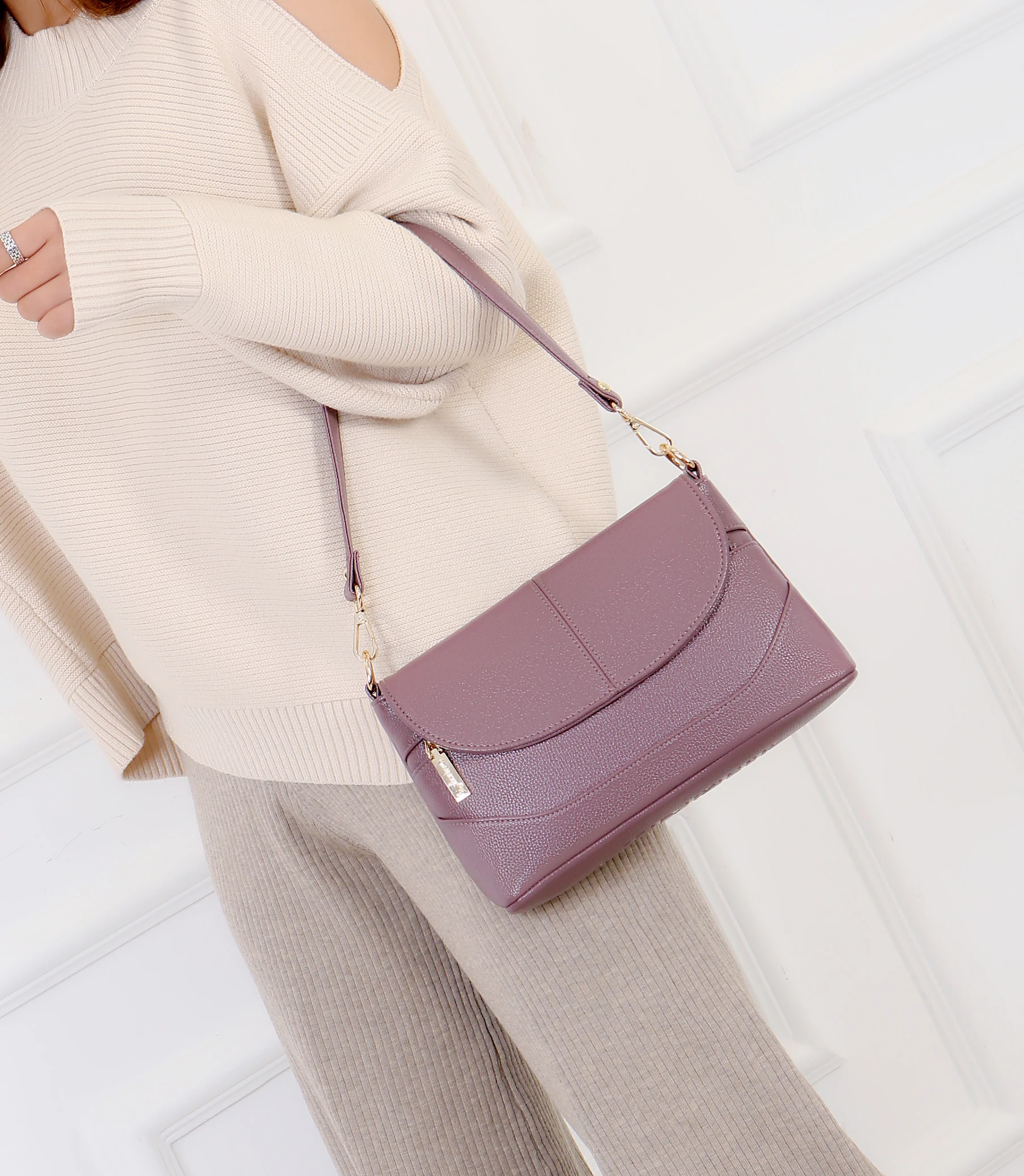 

AISNOW 2020 New Fashion Elegant Women PU Leather Shoulder Bags Zipper Armpit Sling Handbags Youth Ladies Small Square Bag