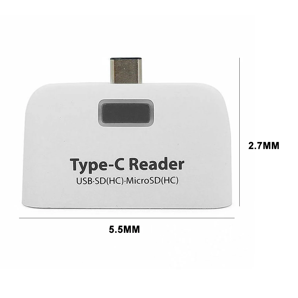 

ALLOYSEED Card Reader USB 3.1 Type C TF Digital Memory Card Reader USB 2.0 to USB C OTG Adapter for MacBook Android Phone Laptop