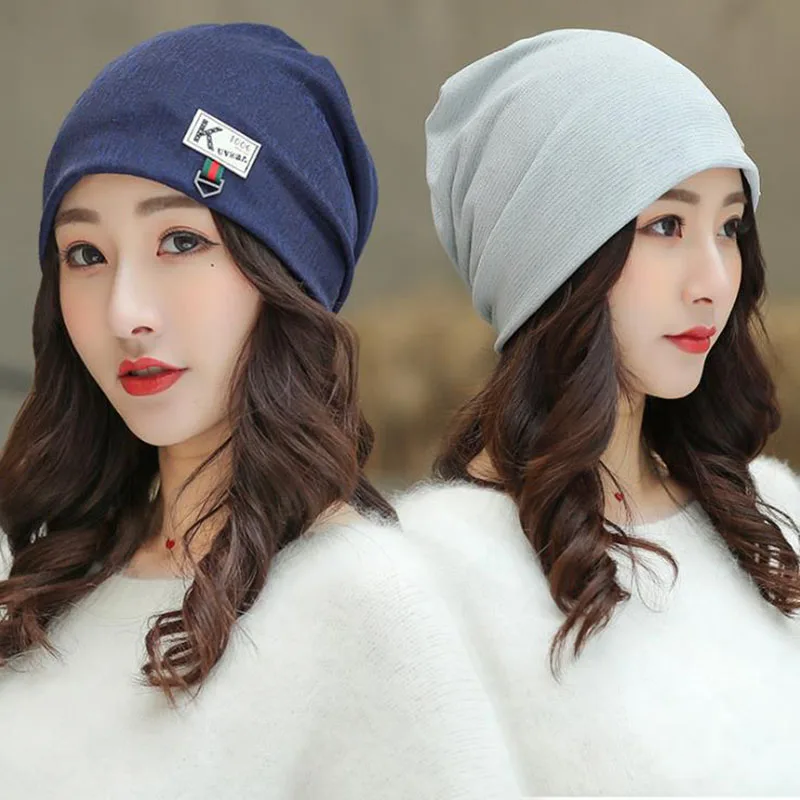 Calymel Spring Skullies Beanie New Style Warmer Cap Knitted Beanies шапка Cotton Female Women's Hat женская | Аксессуары