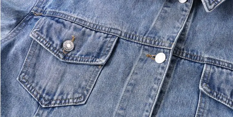 

Women's jacket 2019 new women's spring and autumn long-sleeved denim hooded jacket women's casual loose jacket