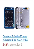 Промежуточный Корпус рамка Запасные детали для Huawei Honor 5A 6X6 10 8X9 V20 средняя накладка крышка