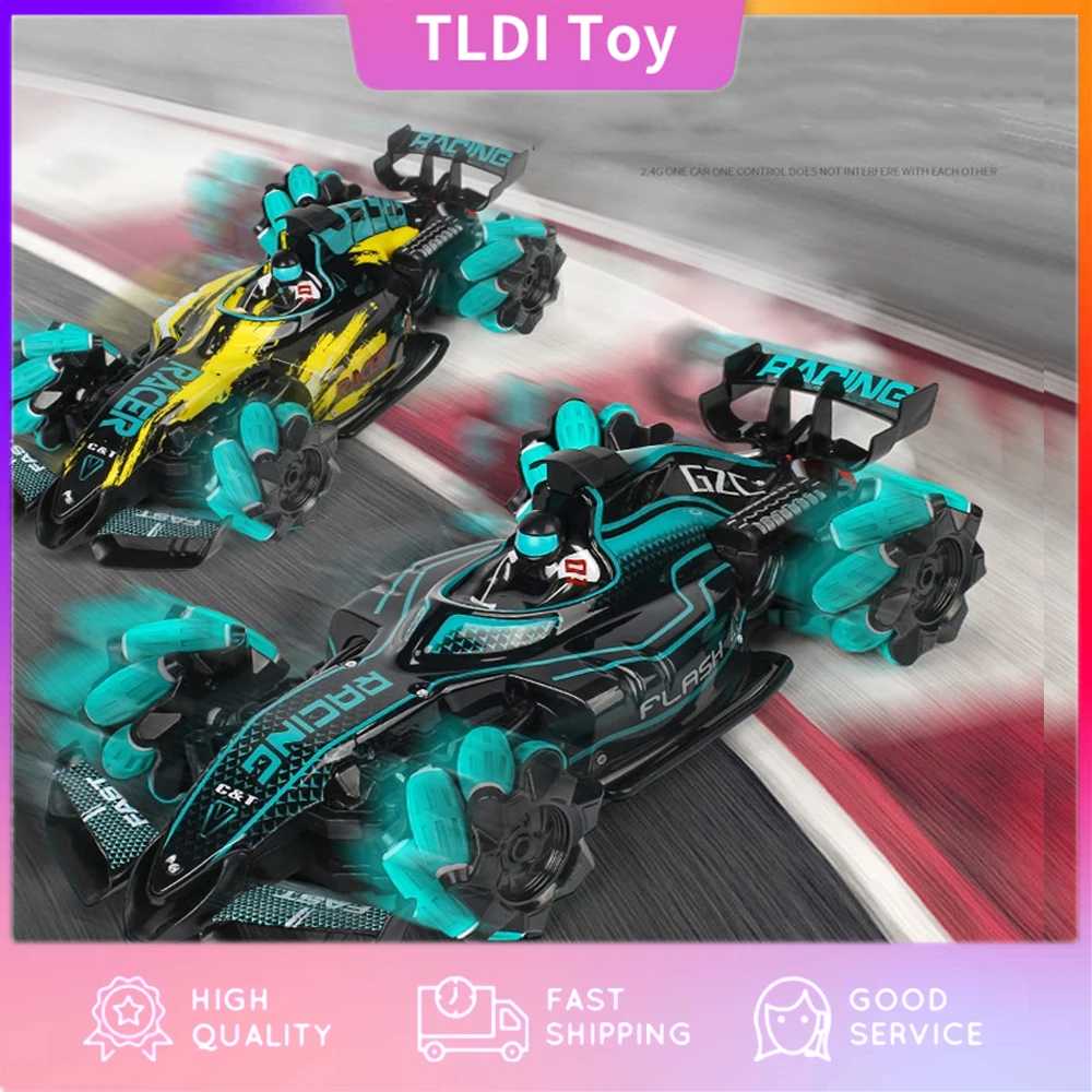 

2021 New 4Wd Drifting Car Toys Light Music Mist Spraying Racing Car 360 Degrees Rotation Stunt Rc Car Toy for Kids Boy Gifts