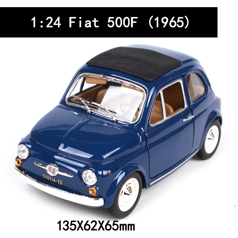 500F Bburago 1:24 1961 Porsche 356B модель автомобиля из сплава, модель автомобиля, украшение автомобиля, коллекция, Подарочная игрушка - Цвет: 500F