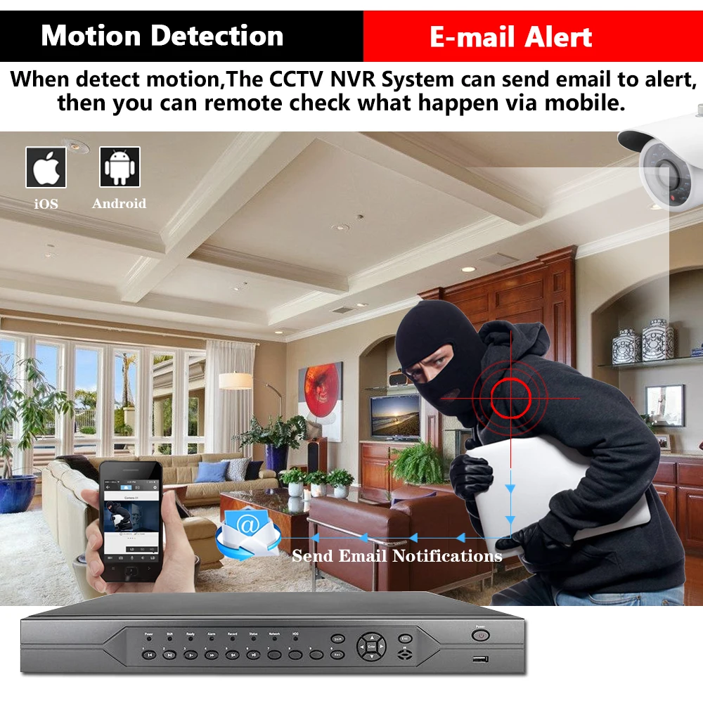 H.265 POE NVR Onvif 2HDD слот 48 В для 4K 5MP 4MP 1080P HD IP камера сетевой видеорегистратор Система