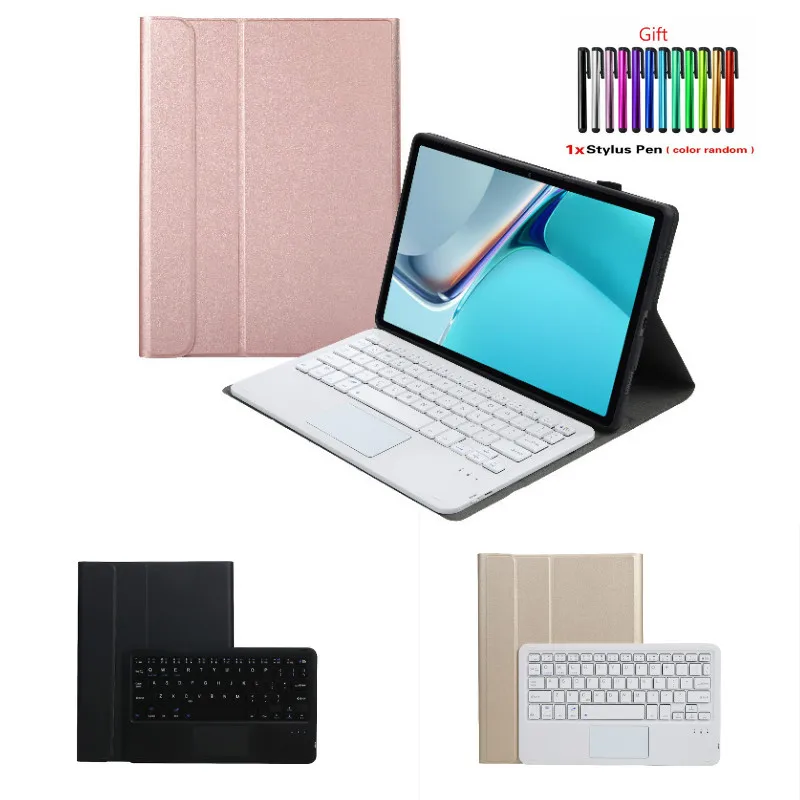 

Магнитный чехол для Huawei MatePad 11 2021 дюймов, телефон с планшетом L09 10,95 дюйма, Беспроводная Bluetooth клавиатура, сенсорная панель, чехол-подставка