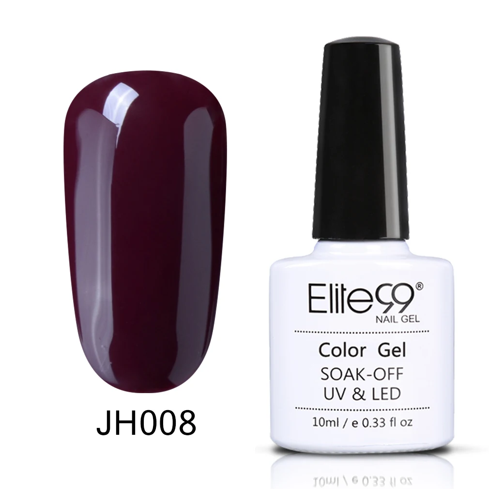 JH008 Elite99 10 мл Блестящий УФ-гель для ногтей Platinum Soak Off Nail Art Маникюр гели для ногтей гибридные Лаки гель лак для ногтей набор - Цвет: JH008