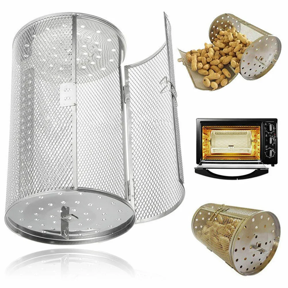 Гриль из нержавеющей стали жаровня сушильная машина арахиса бобы корзина