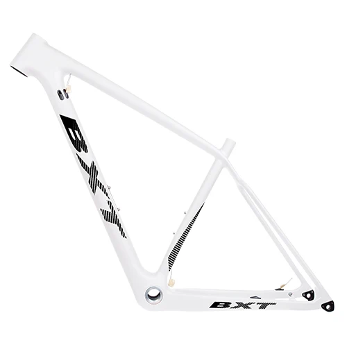 full white 29er T800 полная рама карбоновая для горного велосипеда 148*12 мм MTB BOOST углеродная рама для велосипеда части BSA - Цвет: full white