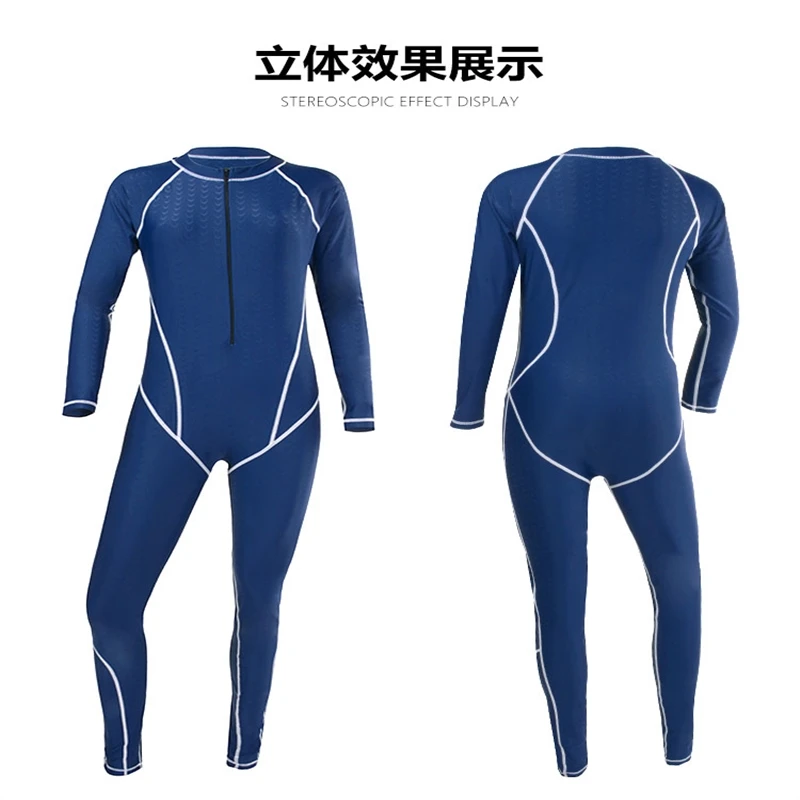 Plus Size Guard Long Sleeve One Piece Swimsuit For Women Solid Patchwork 2018 New Quick Dry Profession Swimwear Beachwear 6XL | Спорт и