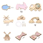 Бизиборд для детей, доска для сенсорных занятий по методике Монтессори, аксессуары для мелкой моторики, с защелкой