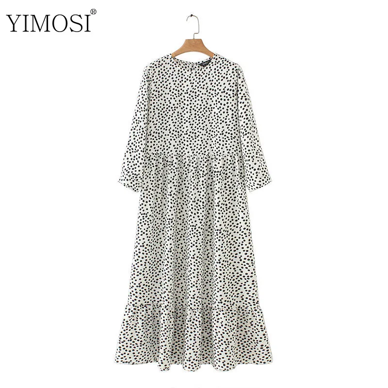 Женское элегантное ТРАПЕЦИЕВИДНОЕ ПЛАТЬЕ 2019 винтажное вечернее платье в горошек