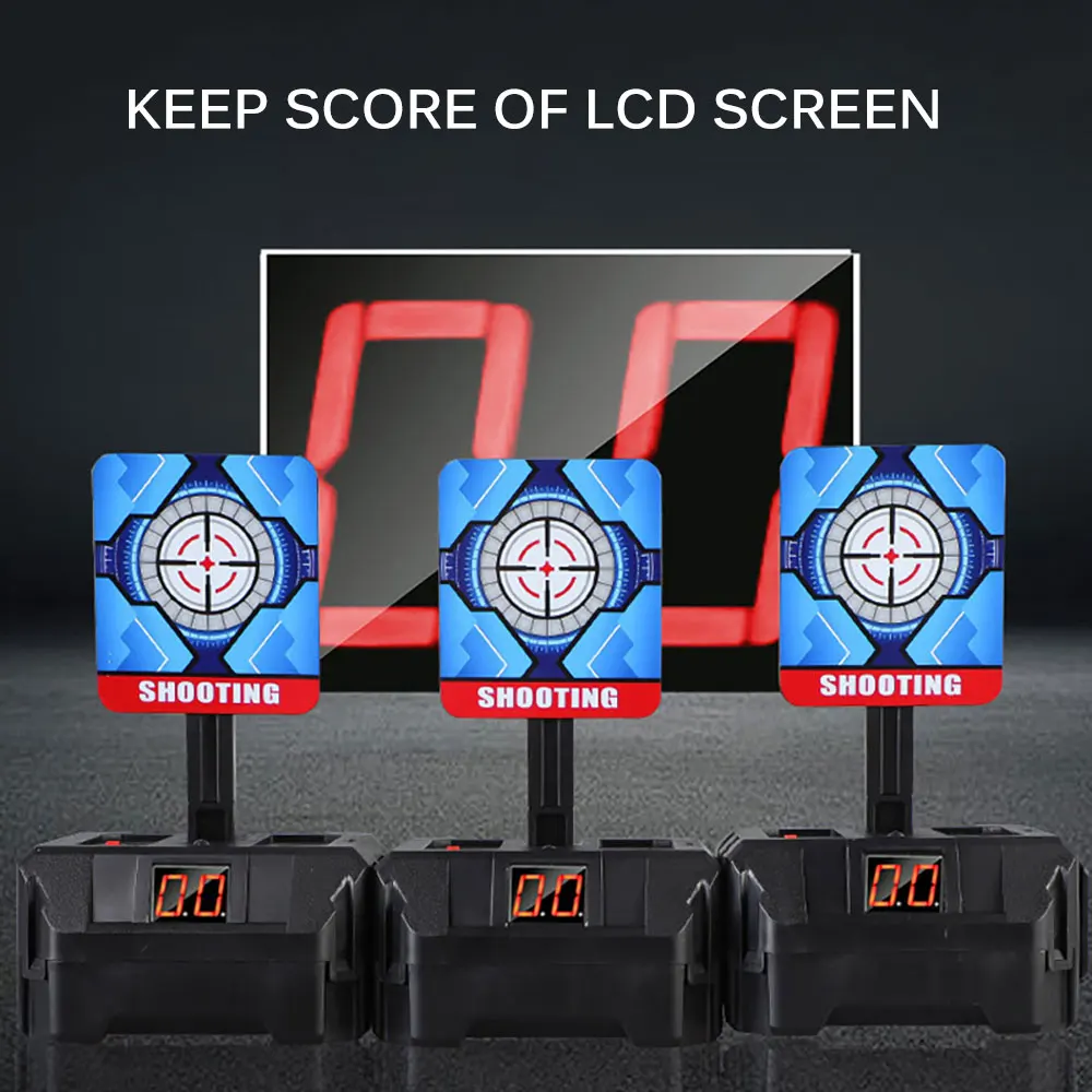 

Toy Electric Target High Precision Intelligent Auto Reset Scoring Gun Target Sound Light Shooting Game Outdoor Sports Toys