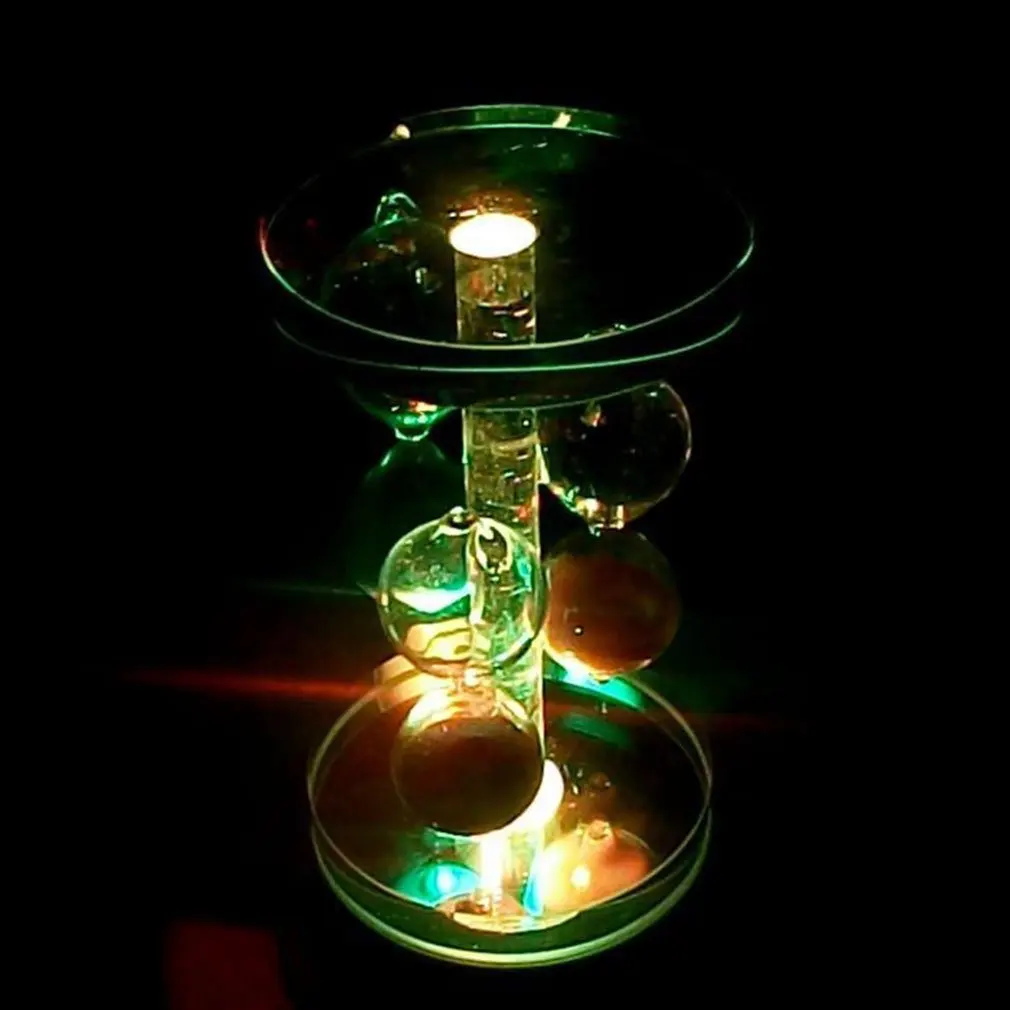 

Creative Design Special Party Club Cocktail Cup Luminous Base 4LED Round Shape Bar Cup Lamp Holder Ornament