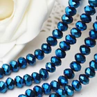 Хрустальные чешские бусины STENYA, 4*3 мм, комплектующие для бусинки из камня Рондель, черный кварц, яшма ювелирных изделий, серьги с голубым покрытием, шарм, браслет, ожерелье, аксессуары