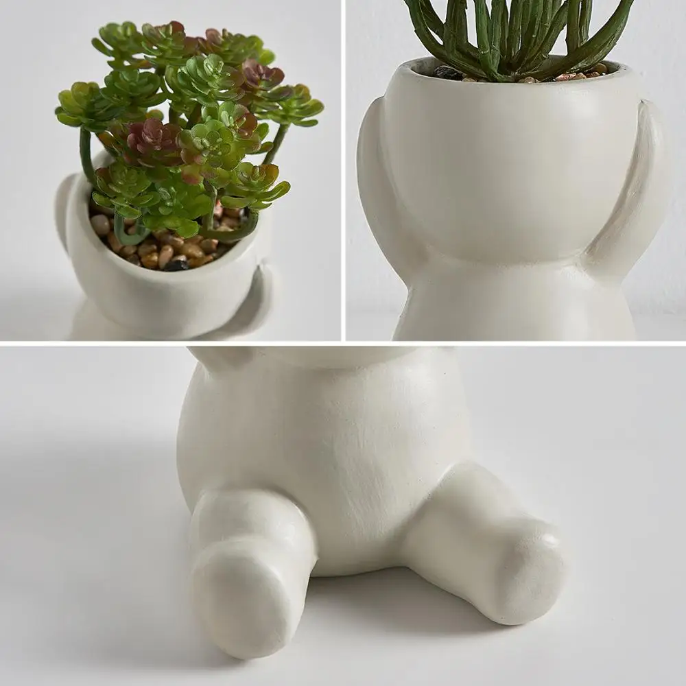 Скандинавский смоляный искусственный растительный горшок для оформления дома