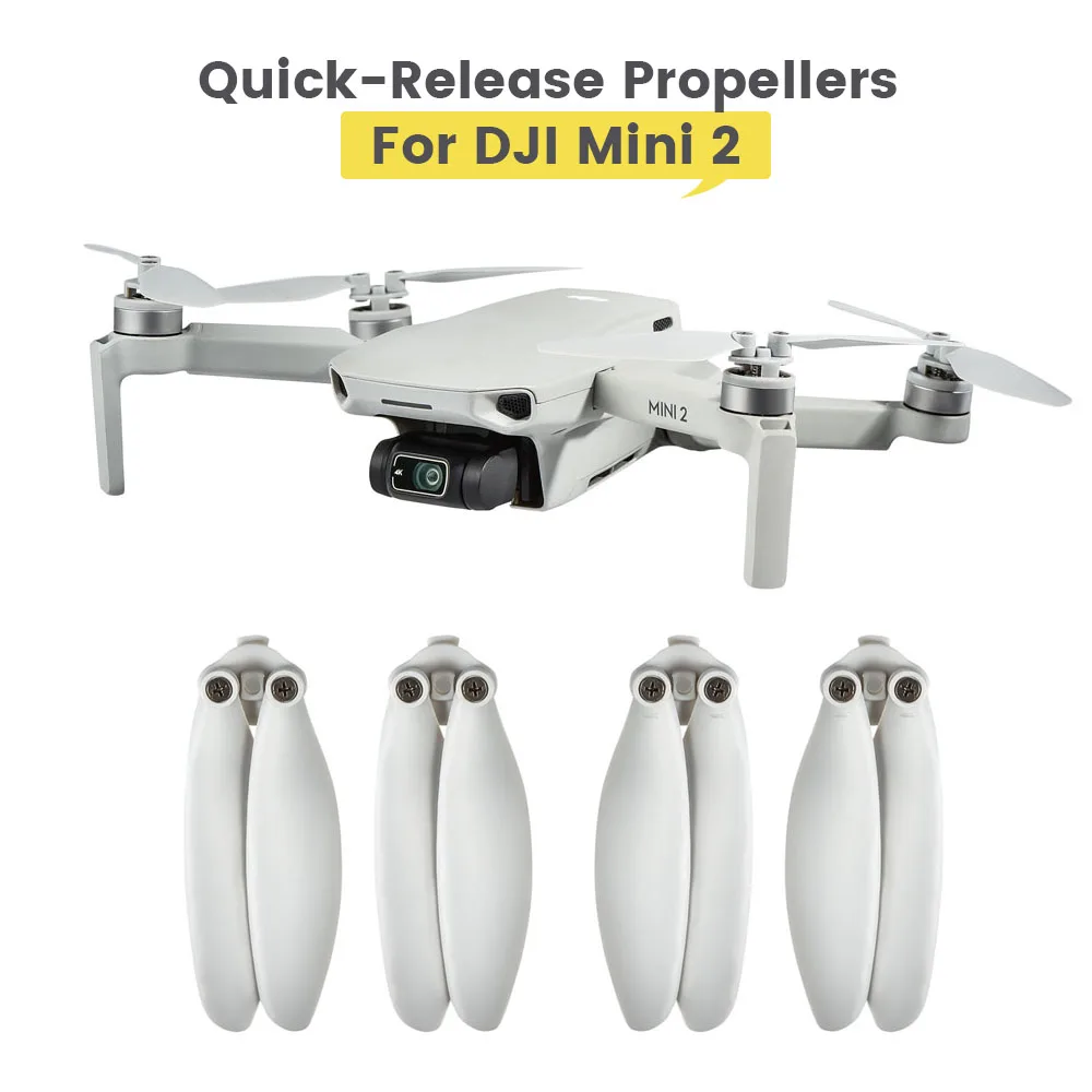 

DJI Mini 2 Drone Propellers Foldable Propeller Quick Release Paddles With Propellers Screw For DJI Mavic Mini 2 Accessories