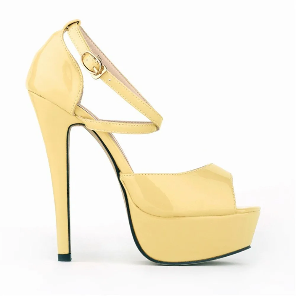 Женские босоножки на платформе и высоком каблуке с ремешками женские свадебные