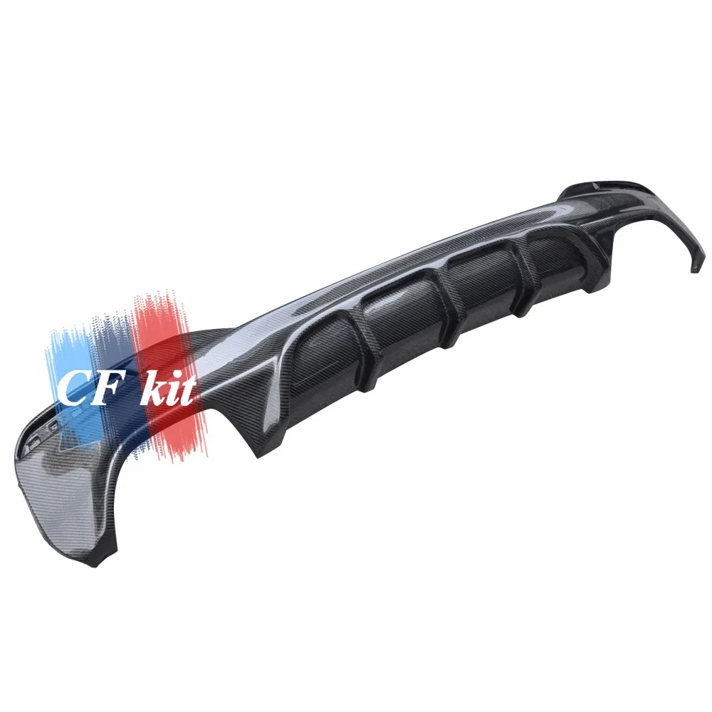 CF Kit Real Carbon Fiber Rear Diffuser Bumper Lip Splitter For BMW 5 Series G30 G31 M-TECH M Sport Package Car Styling |