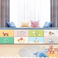 bed headboard wall stickers kids room decor aesthetic anti collision soft pack bedroom tatami self adhesive wallpaper cabecero