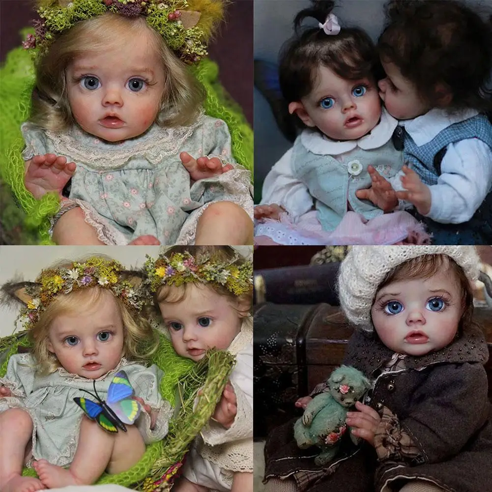 Комплект реборн Npk 12 дюймов необработанный неокрашенный из Фло-винила пустые