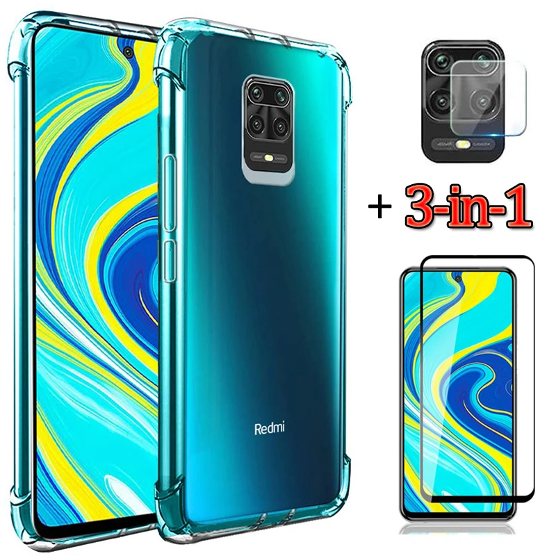 Прозрачный силиконовый чехол 3 в 1 для xiaomi redmi note 9s 8 9 pro max 8a 7 a mi 10 a2 lite 9t a3 защитный