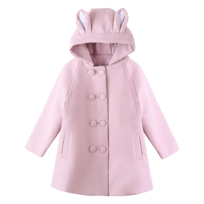 Осенне зимнее пальто для девочек новая стильная детская одежда детское