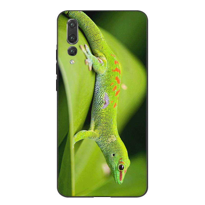 Чехол для huawei P8 P9 P10 P20 P30 Lite MINI PRO P Smart Z Plus милое животное геккон ящерица| |
