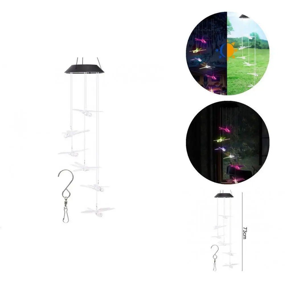 

Rain-proof Sensitive Sensor Birthday Gifts Wind Spinner Light for Garden