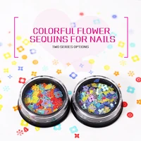 meet the flower bloom series japanese style nail accessories nail stickers sequins hollow thin sequins 100 pieces mixed 2