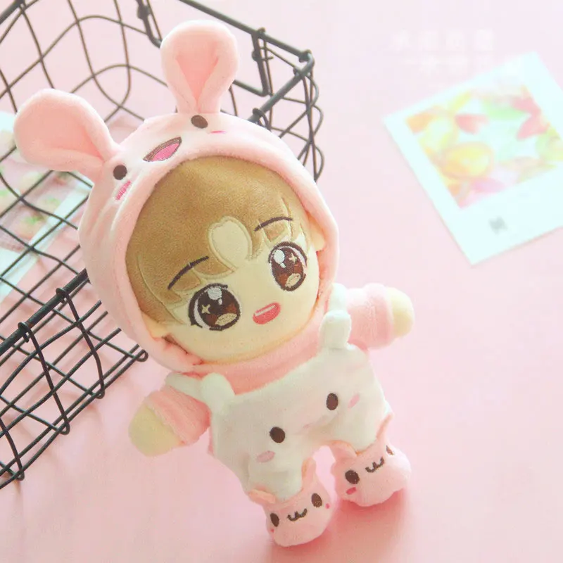 Одежда с кроликом, штаны, 20 см, костюм, 20 см, одежда для малышей, exo love bean, кукла, шляпа, обувь, кукла, аксессуары для кукольной одежды