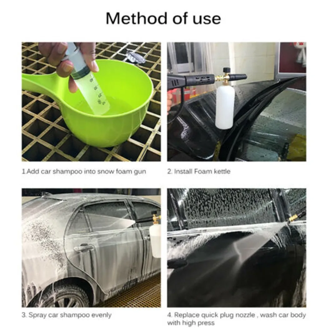 

Jet Foam Lance Plastic Pressure Quick Release Snow Spray Wash Adjustable