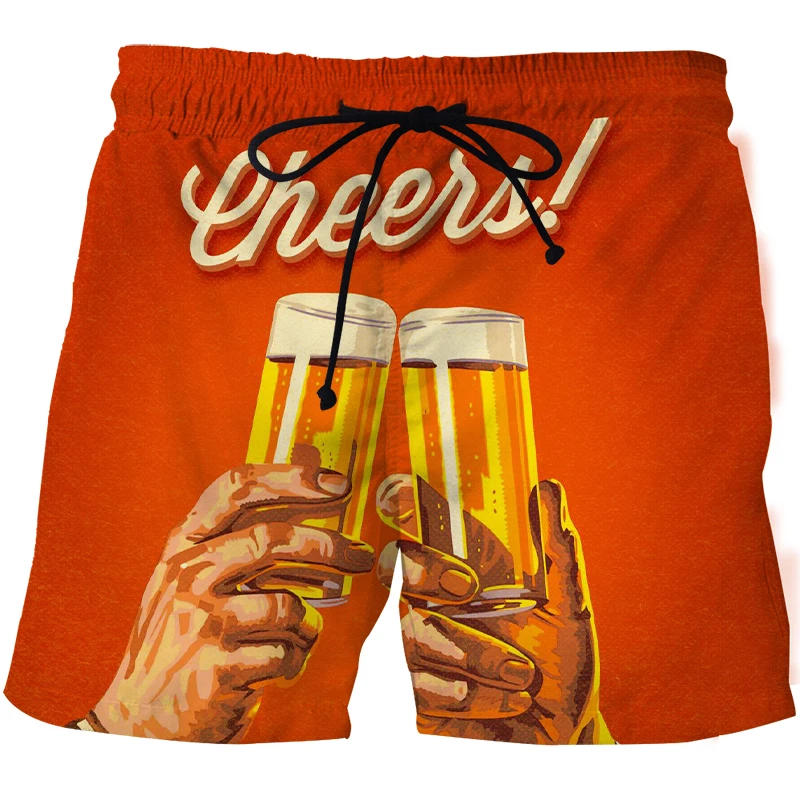 

2021 New Men's Summer 3D Printing Casual Fashion Beach Shorts