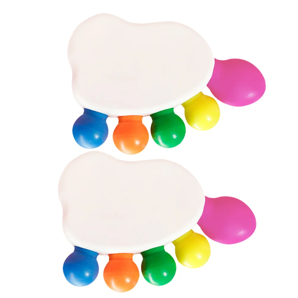 

2 набора, креативные маркеры в форме ног, искусственные ручки для студентов