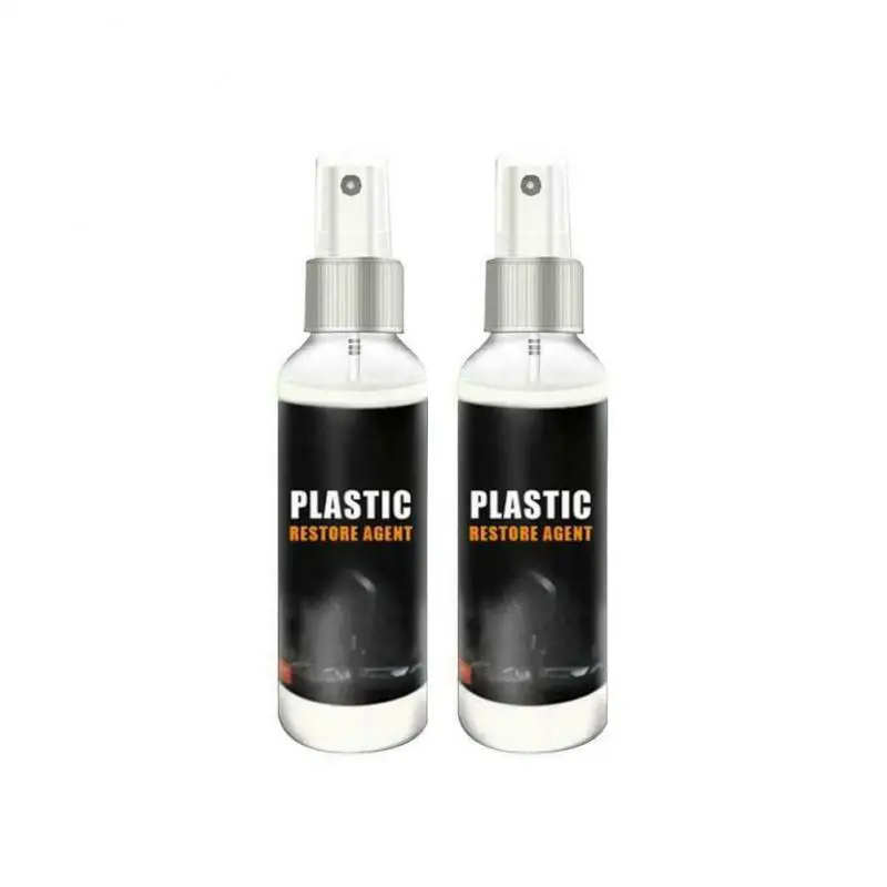 

30ml Retreading Agent Automotive Interior Plastic Part Retreading Coating Paste Maintenance Car Cleaner Plastic Parts Car Wax
