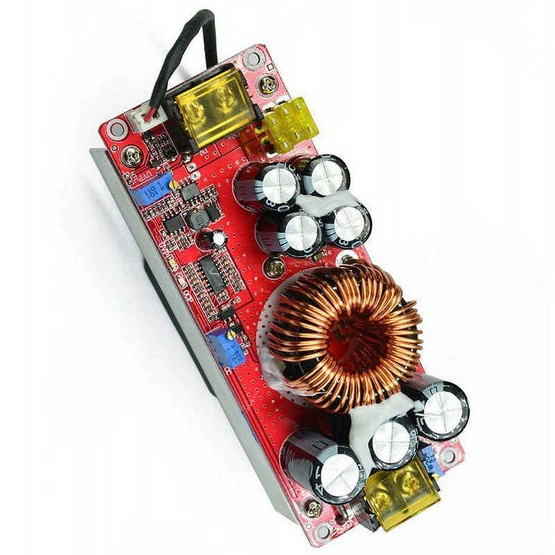 

1800W 40A DC-DC DC Constant Voltage Constant Current Boost Converter Boosts 10-60V By Fan for 12-90V Boost Power Module