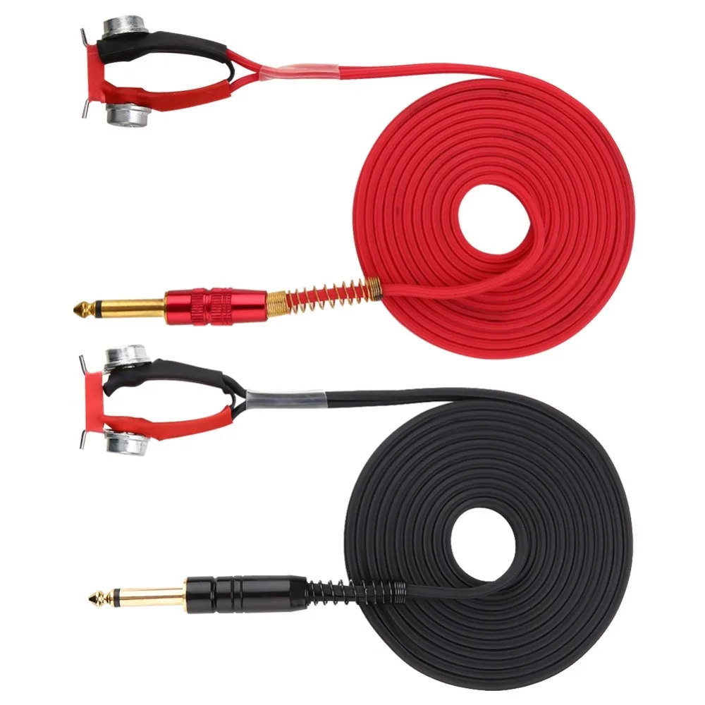 Блок питания для татуировок силиконовый шнур с зажимами ротационный аппарат