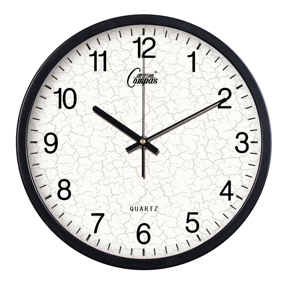 Большие металлические настенные часы бесшумные для гостиной офиса кухни