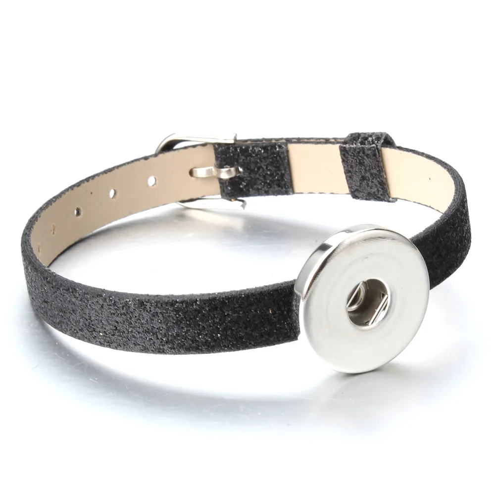 Лидер продаж кожаный браслет с кнопками-застежками 2 шт./лот оснастки из