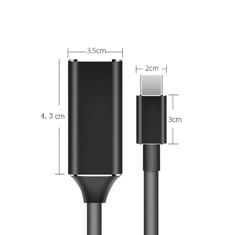 Кабель USB C-HDMI (4K @ 60 Гц) кабель Type-C Thunderbolt 3 совместимый с macBook Pro 2018 2017 Air S21 S20 |
