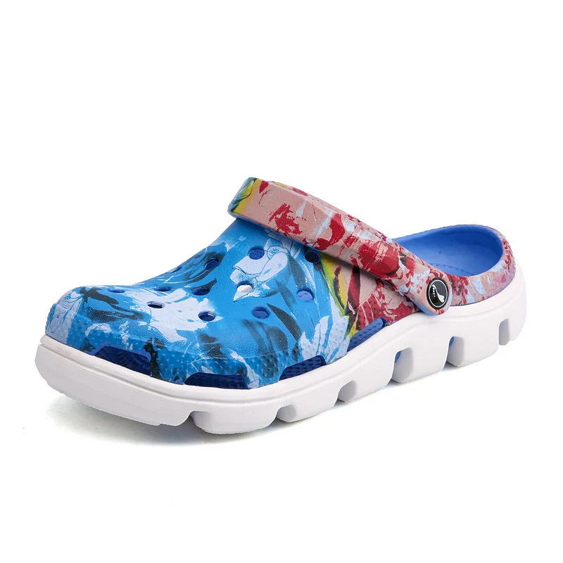 Сандалии унисекс из ЭВА легкие пляжные шлепанцы для сада и пляжа без застежки