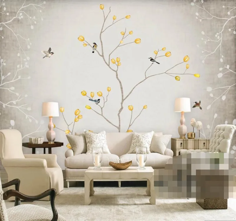 Настенные обои на заказ украшение для дома ностальгические в скандинавском