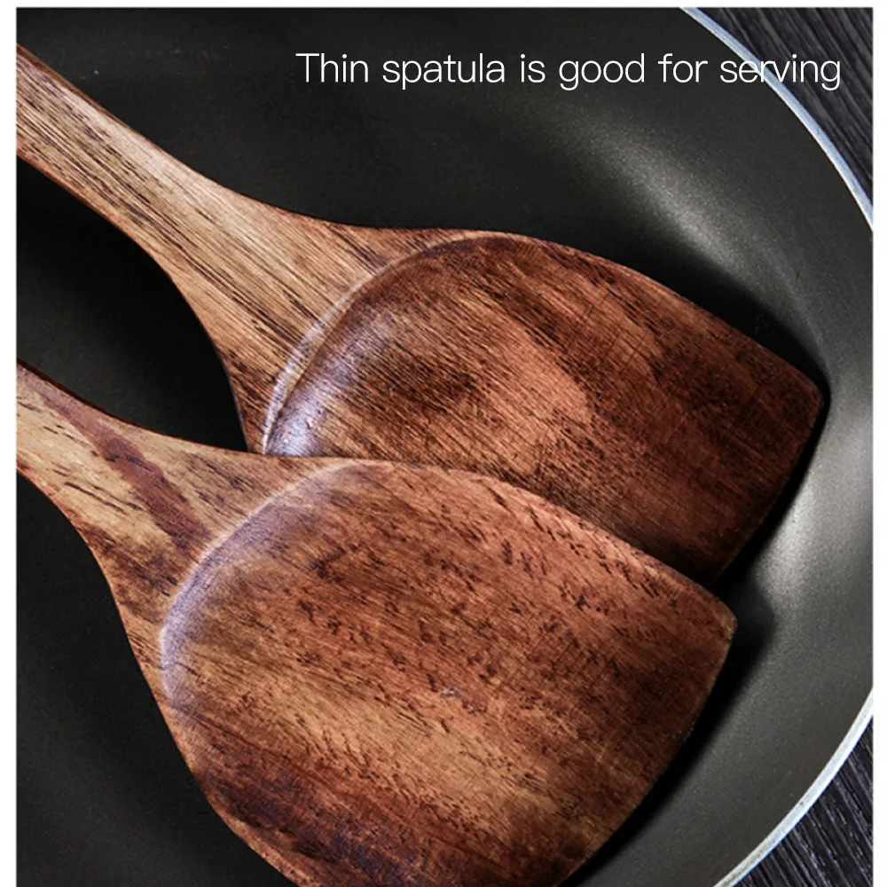 Кухонная кухонная утварь деревянная лопатка Деревянная Лопатка кухонный