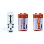 2 шт., перезаряжаемые литий-ионные батарейки, 800 мАч, 9 в