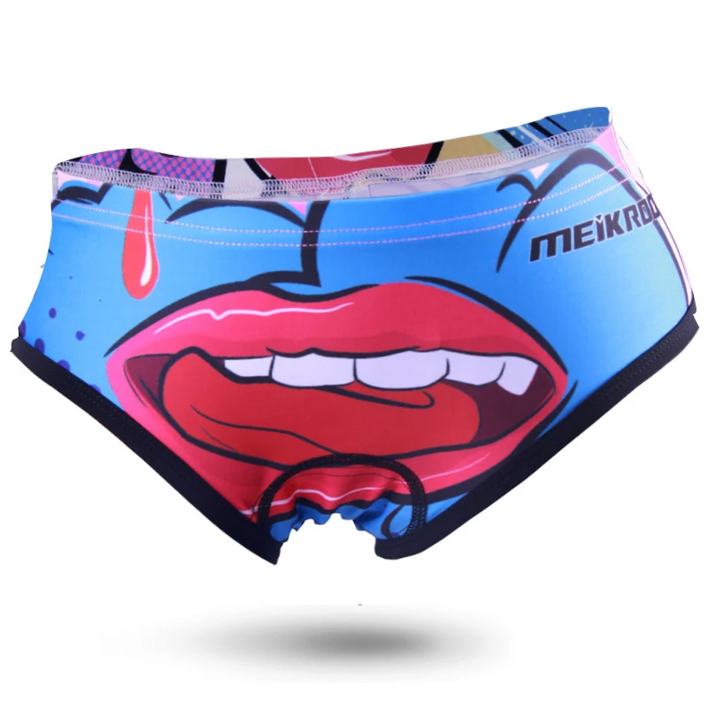 Женские велосипедные шорты с уникальным рисунком гелевое нижнее белье для